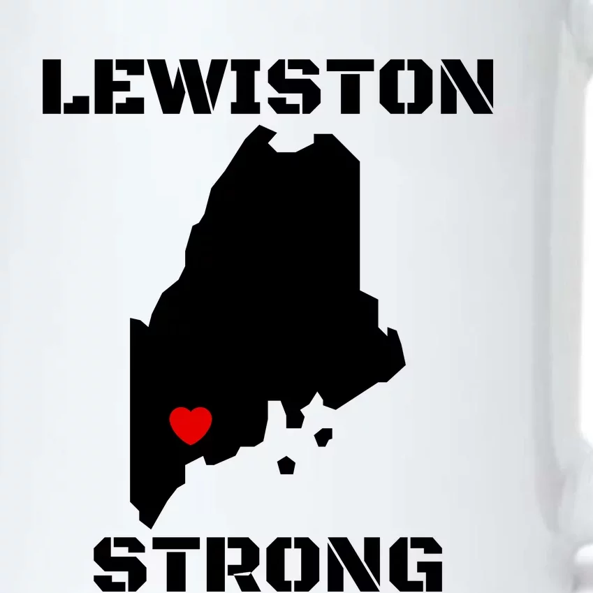 Lewiston Strong #Lewistonstrong Black Color Changing Mug