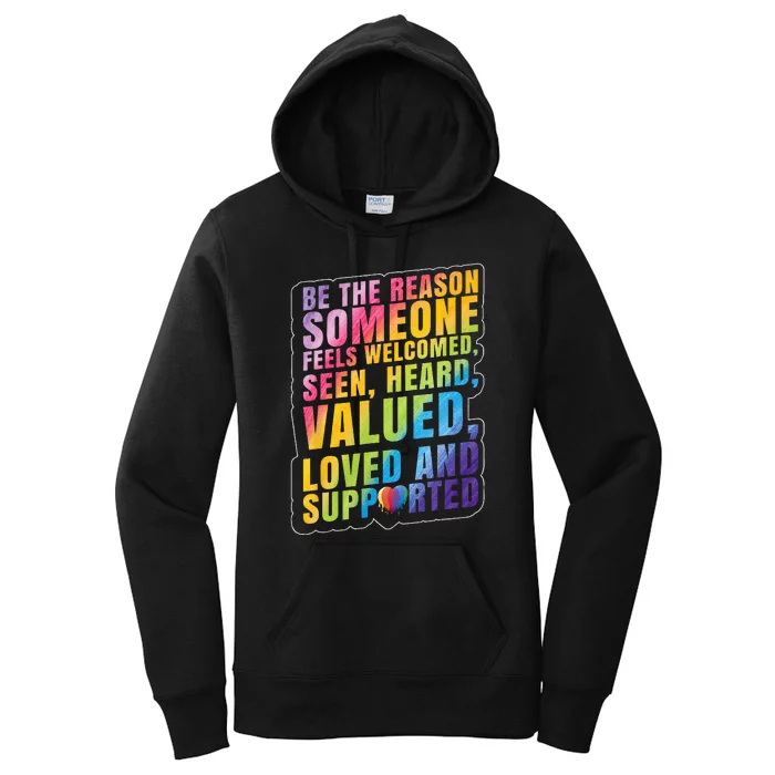 LGBTQ Support LGBT Pride Month Women's Pullover Hoodie