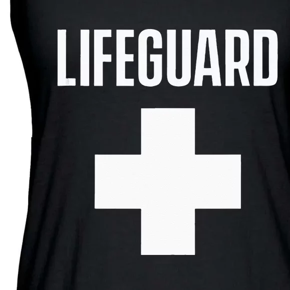 Lifeguard Sayings Life Guard Job Ladies Essential Flowy Tank