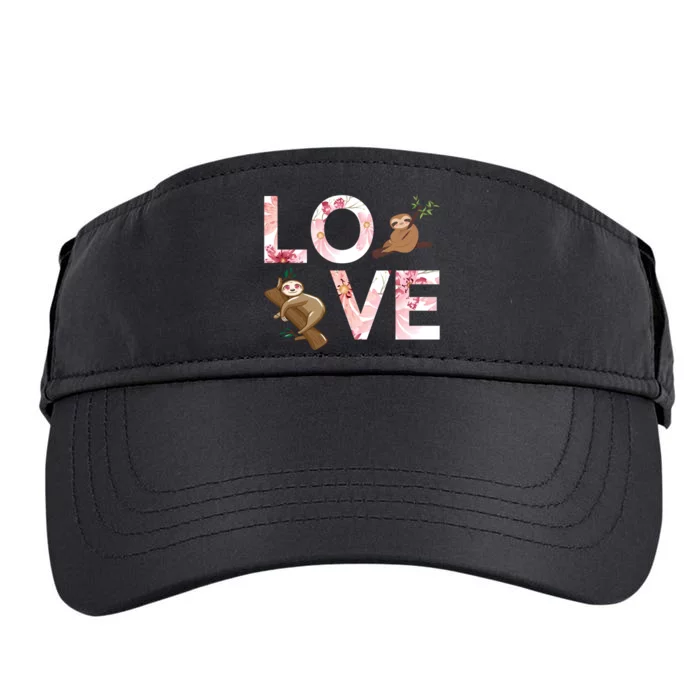 Love Sloth Adult Drive Performance Visor