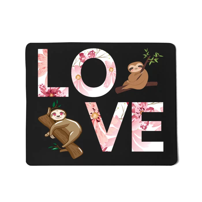 Love Sloth Mousepad