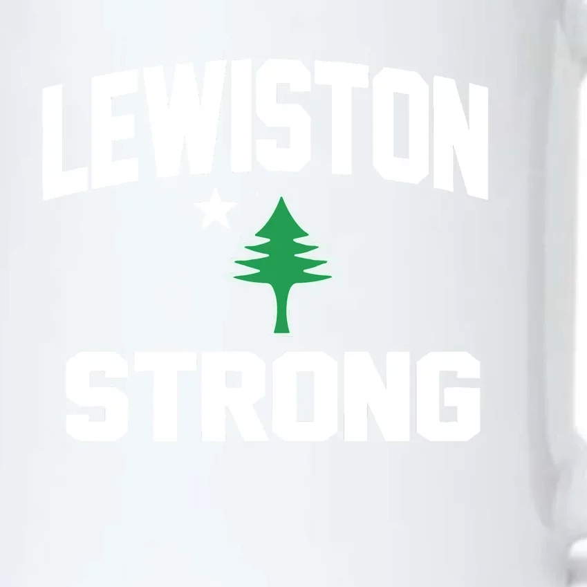 Lewiston Strong #Lewistonstrong Black Color Changing Mug