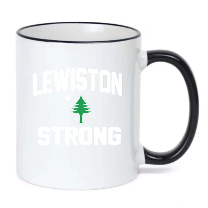 Lewiston Strong #Lewistonstrong Black Color Changing Mug