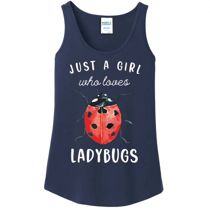 Ladybug Shirts, Ladybug Lover Shirts Ladies Essential Tank