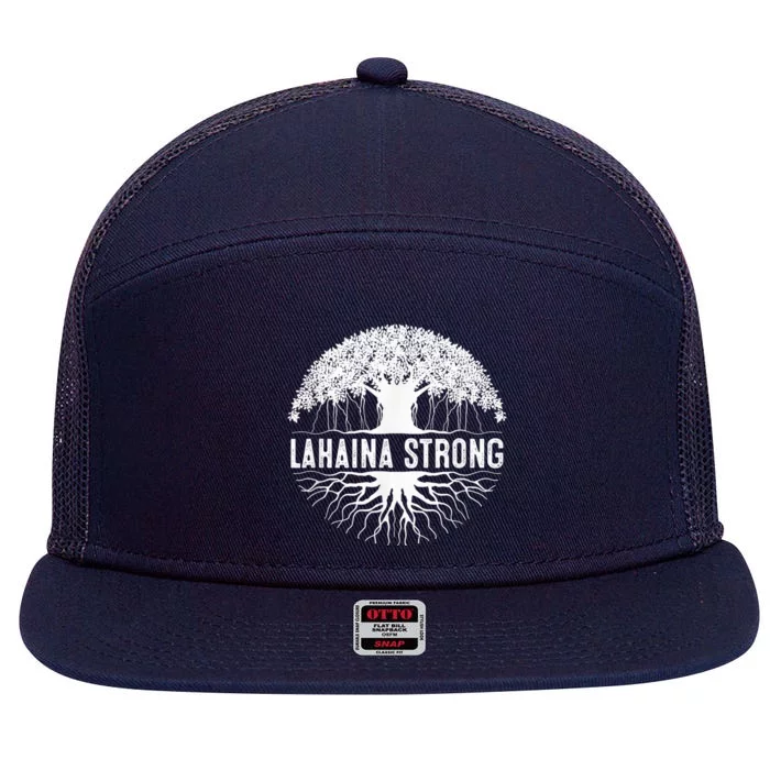 Lahaina Strong 7 Panel Mesh Trucker Snapback Hat