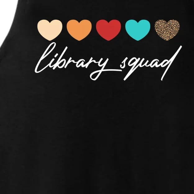 Library Squad Librarian Reading Teacher Student Book Lover Gift Ladies Tri-Blend Wicking Tank