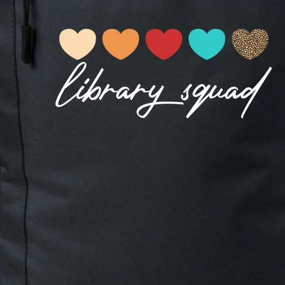 Library Squad Librarian Reading Teacher Student Book Lover Gift Daily Commute Backpack