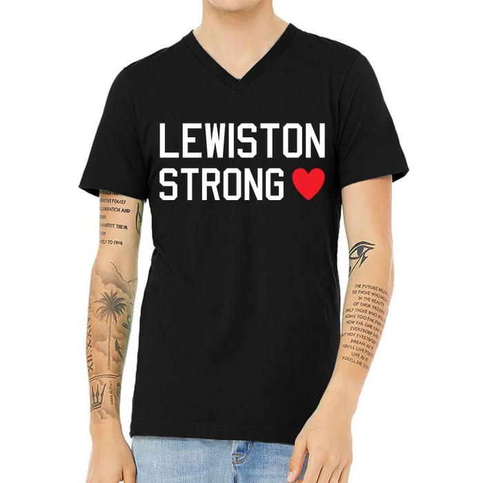 Lewiston Strong V-Neck T-Shirt