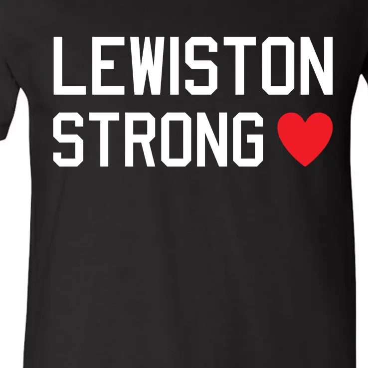 Lewiston Strong V-Neck T-Shirt