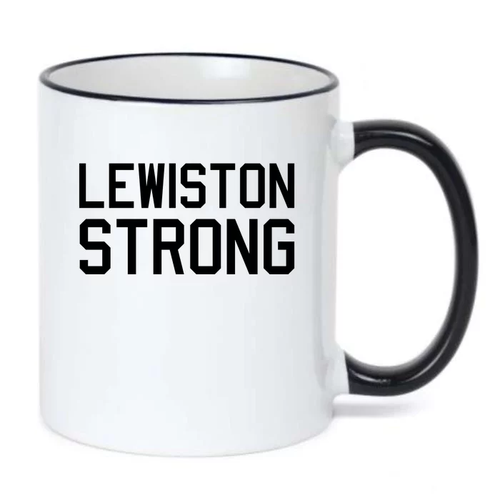 Lewiston Strong Black Color Changing Mug