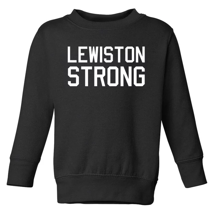 Lewiston Strong Toddler Sweatshirt