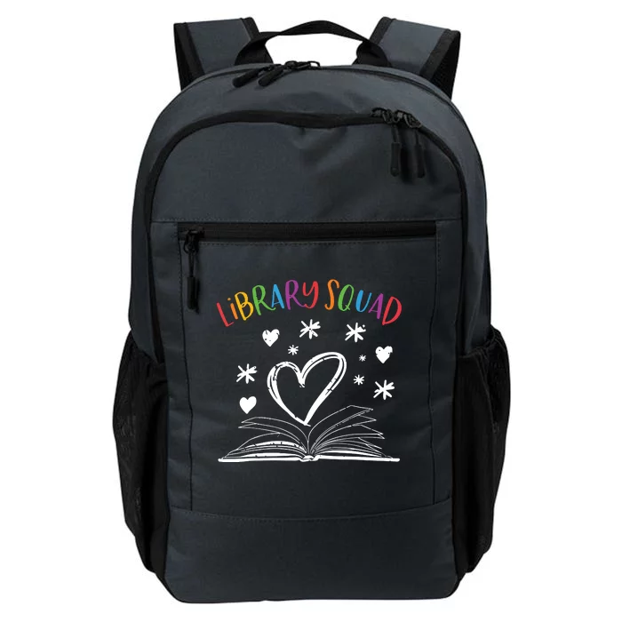 Library Squad Librarian Book Worm Book Lover Gift Daily Commute Backpack