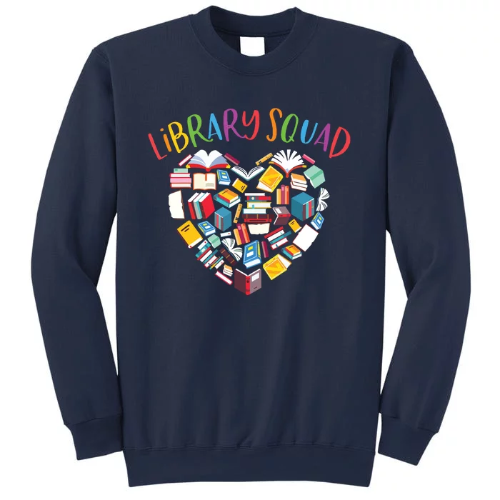 Library Squad Librarian Bookworm Book Lover Sweatshirt