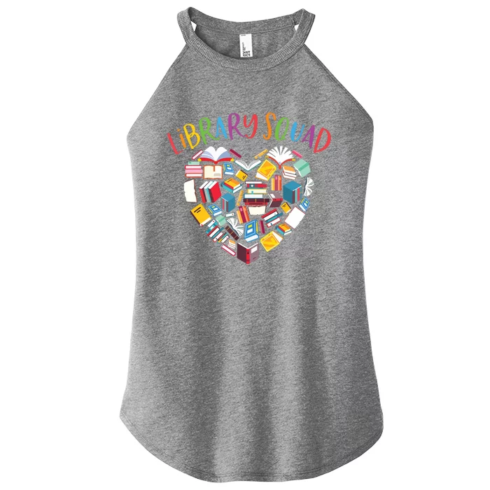 Library Squad Librarian Bookworm Book Lover Women’s Perfect Tri Rocker Tank