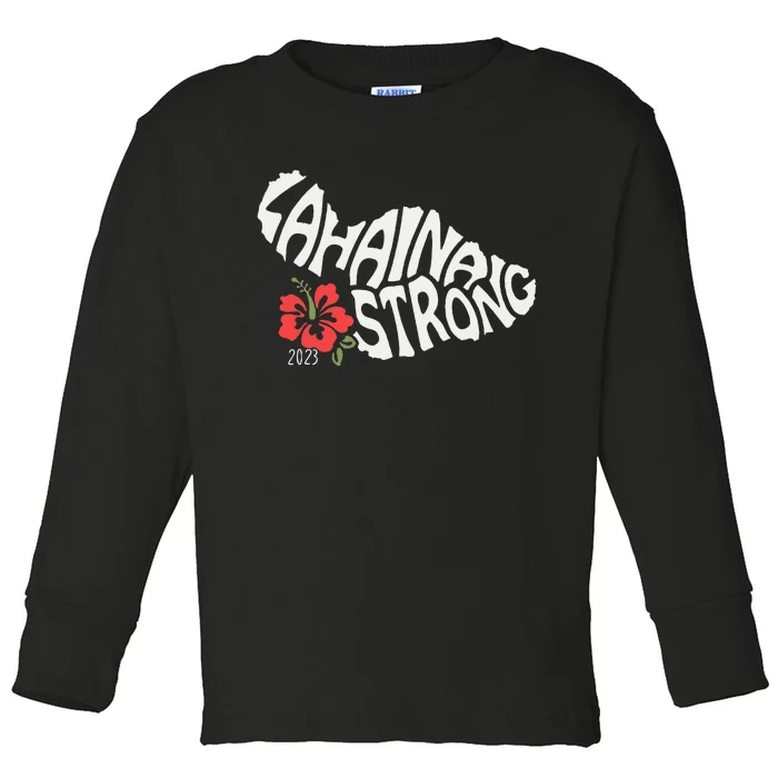 Lahaina Strong Toddler Long Sleeve Shirt