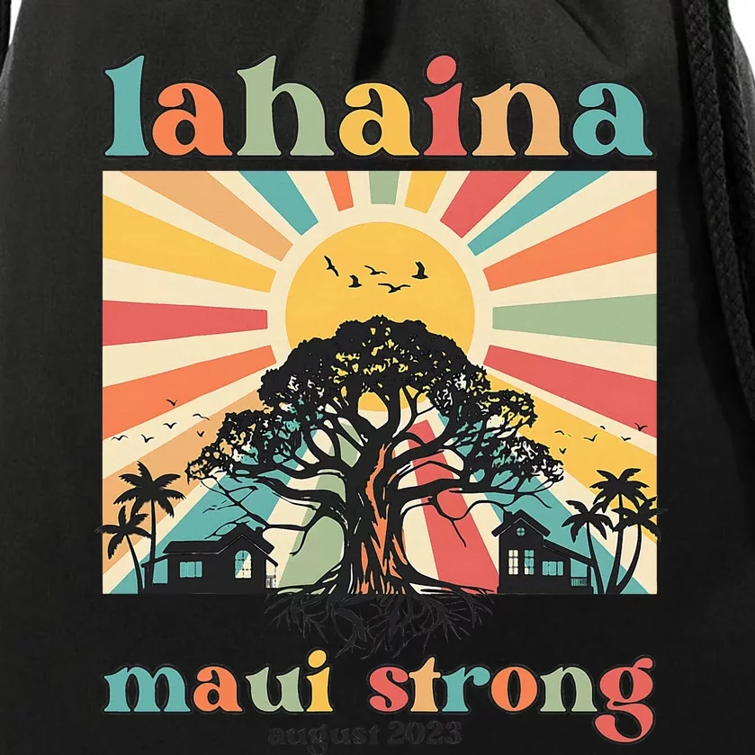 Lahaina Strong Drawstring Bag