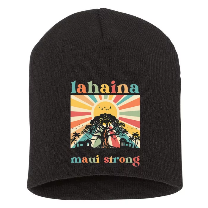 Lahaina Strong Short Acrylic Beanie