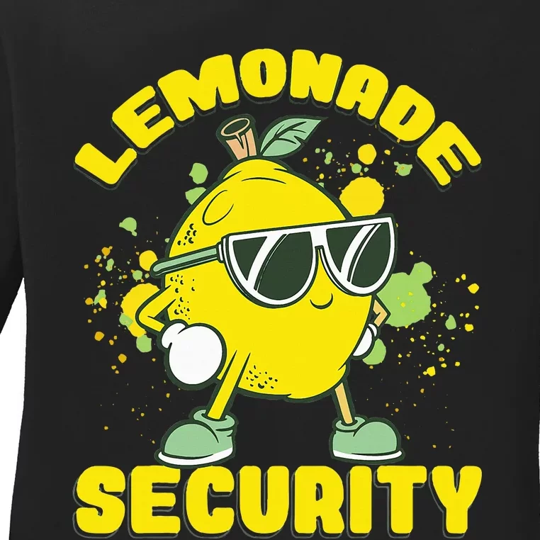 Lemonade Security Lemon Juice Boss Ladies Long Sleeve Shirt