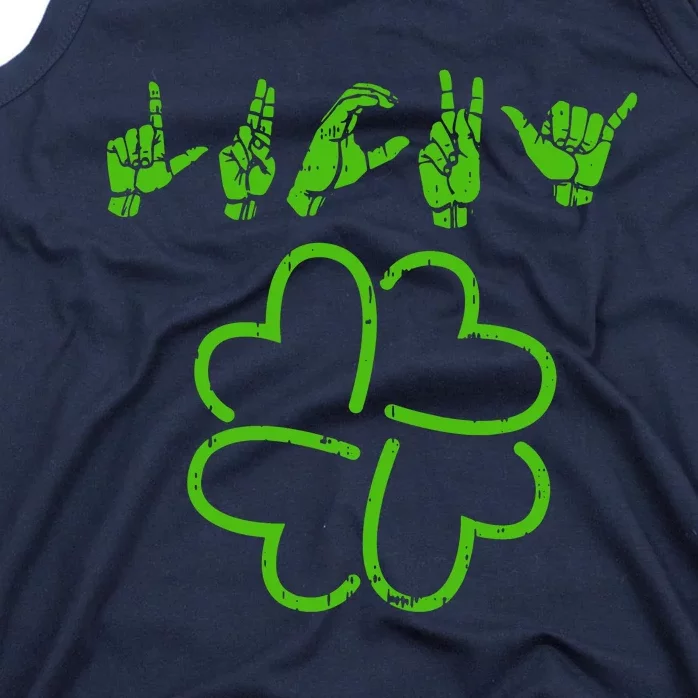 Lucky Sign Language Tank Top