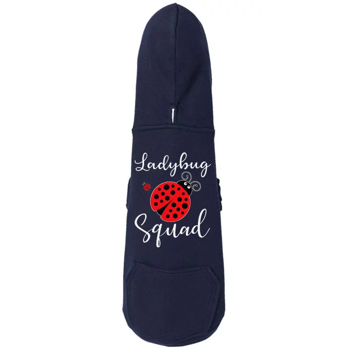 Ladybug Squad Doggie 3-End Fleece Hoodie