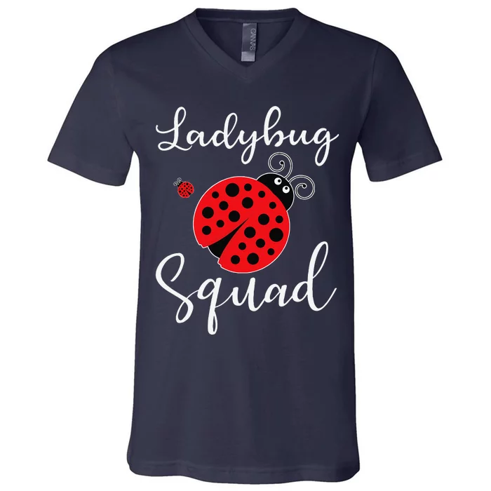 Ladybug Squad V-Neck T-Shirt