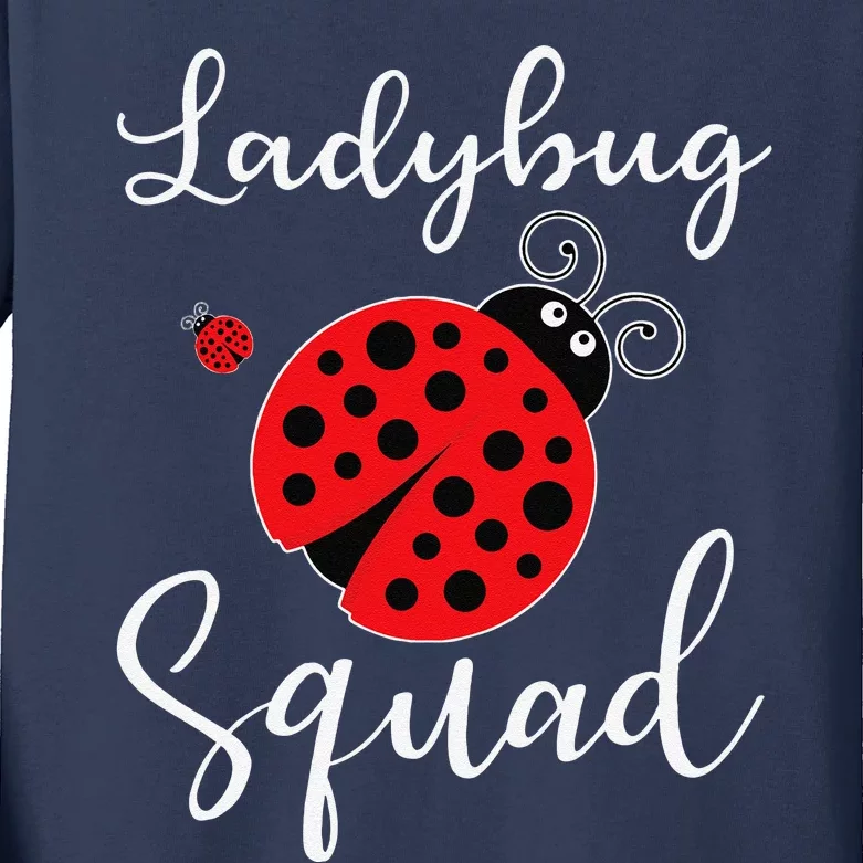 Ladybug Squad Kids Long Sleeve Shirt