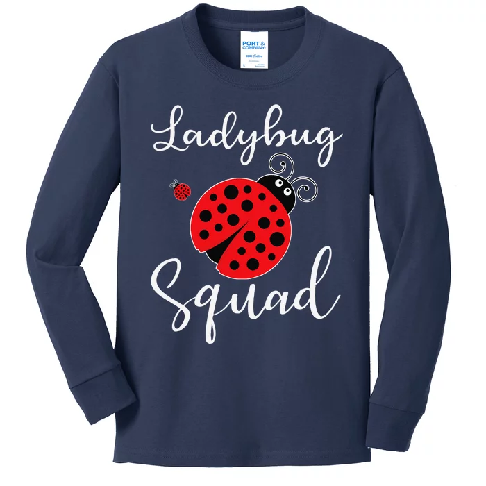 Ladybug Squad Kids Long Sleeve Shirt