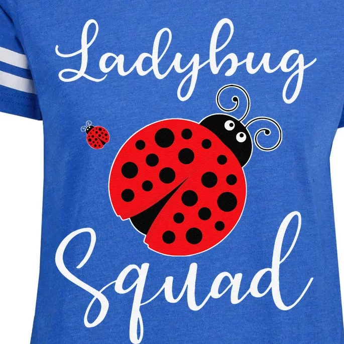 Ladybug Squad Enza Ladies Jersey Football T-Shirt