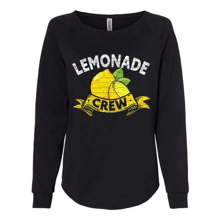 Lemon Stand Lemonade Crew Womens California Wash Sweatshirt