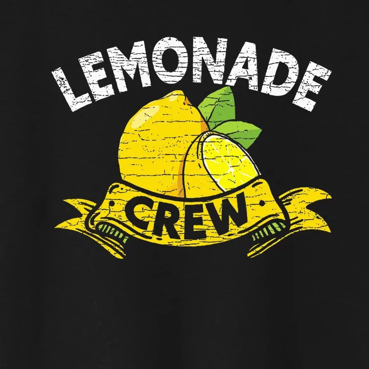 Lemon Stand Lemonade Crew Women's Crop Top Tee