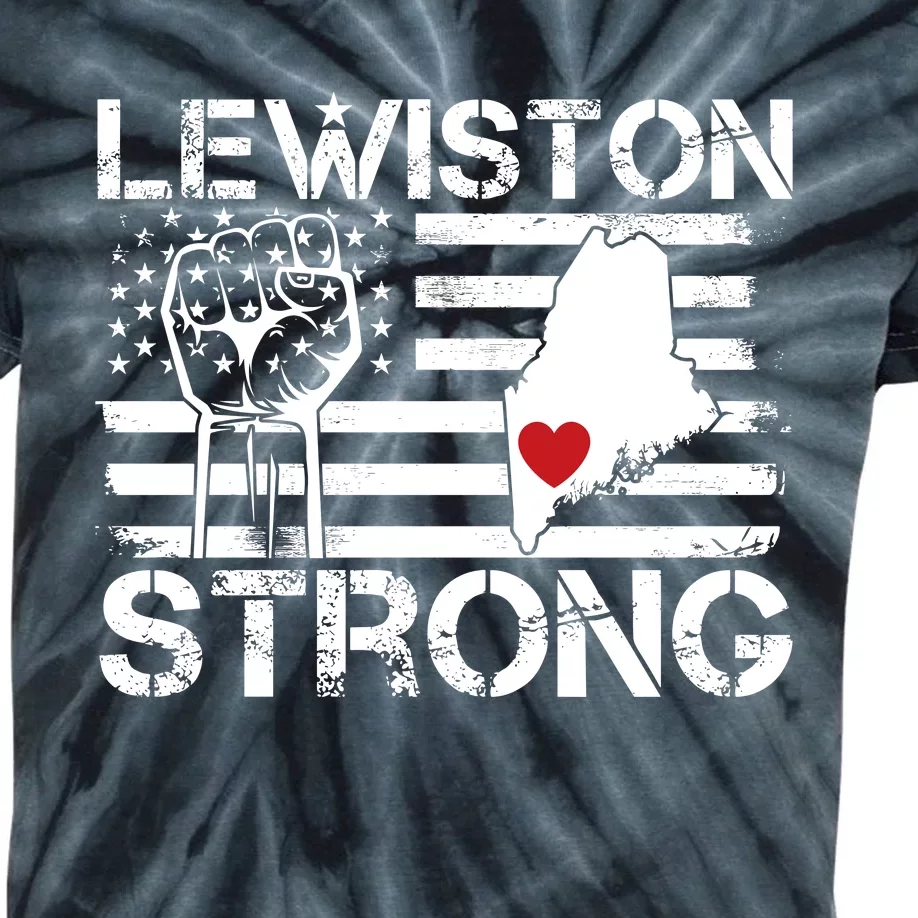 Lewiston Strong Kids Tie-Dye T-Shirt