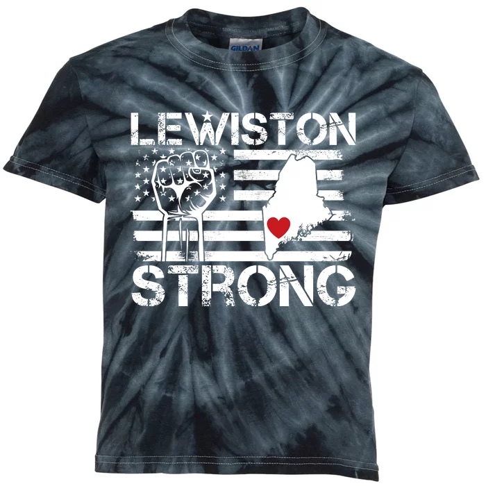 Lewiston Strong Kids Tie-Dye T-Shirt