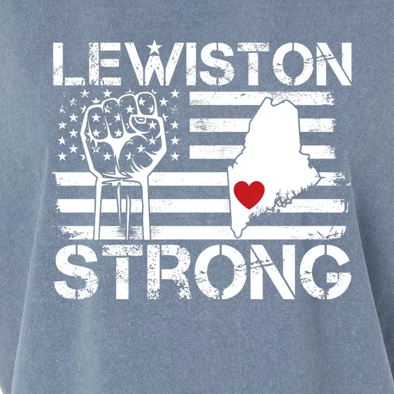 Lewiston Strong Garment-Dyed Women's Muscle Tee