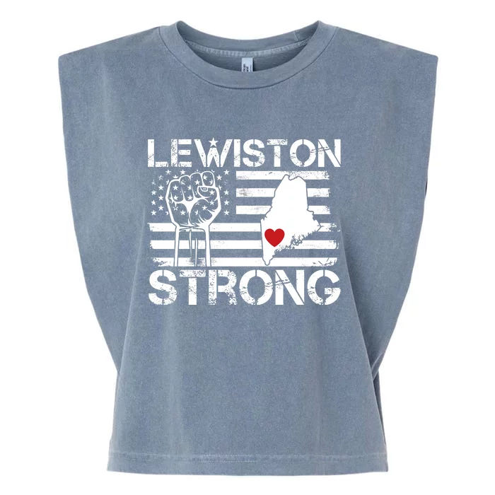 Lewiston Strong Garment-Dyed Women's Muscle Tee