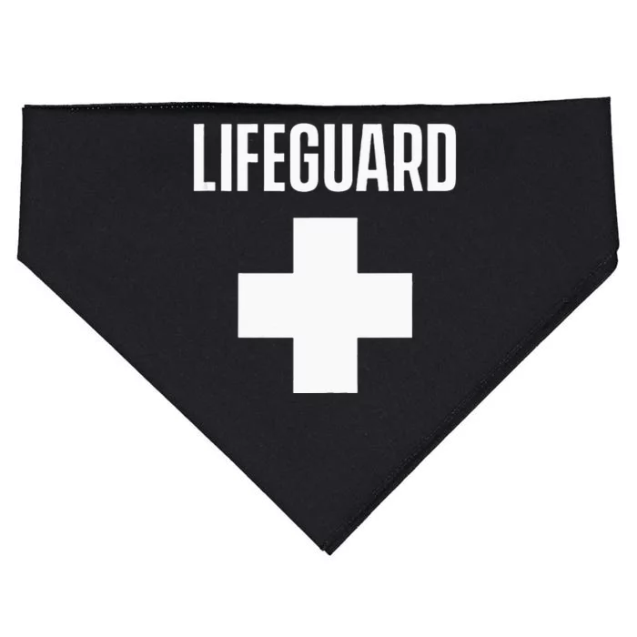 Lifeguard Sayings Life Guard Job USA-Made Doggie Bandana