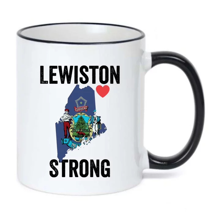 Lewiston Strong Black Color Changing Mug