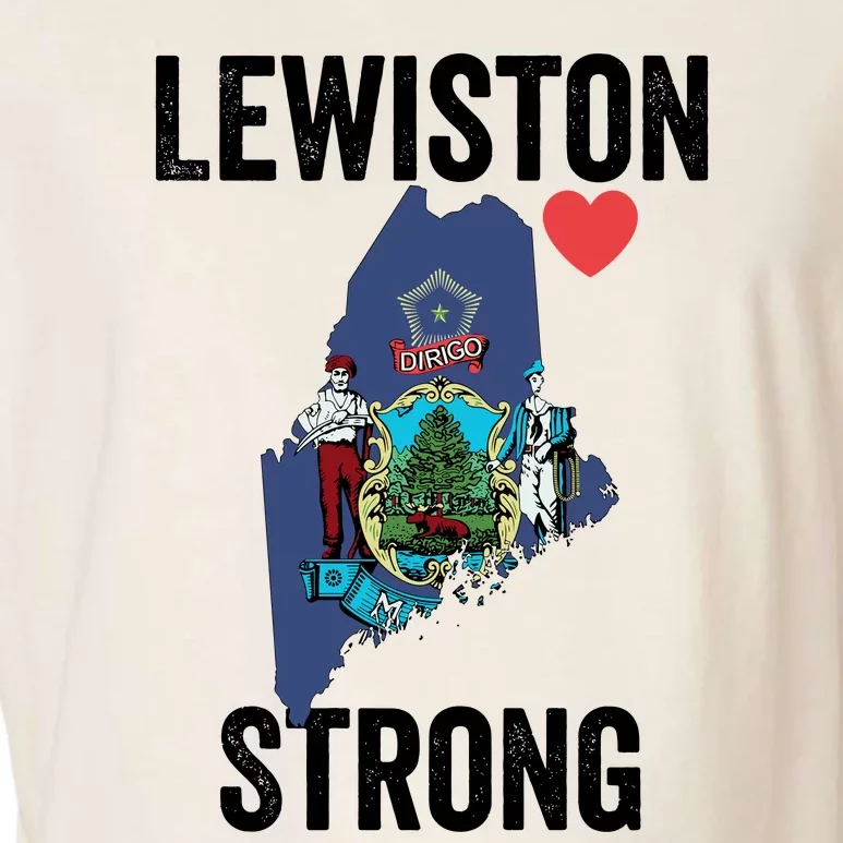 Lewiston Strong Garment-Dyed Women's Muscle Tee