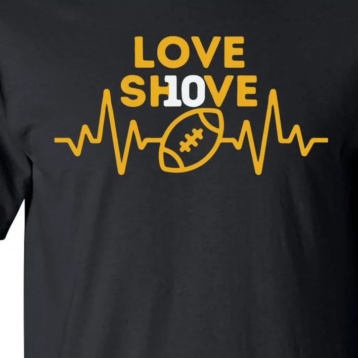 Love Shove Love Sh10ve Green Bay Green Bay Gift Football Tall T-Shirt