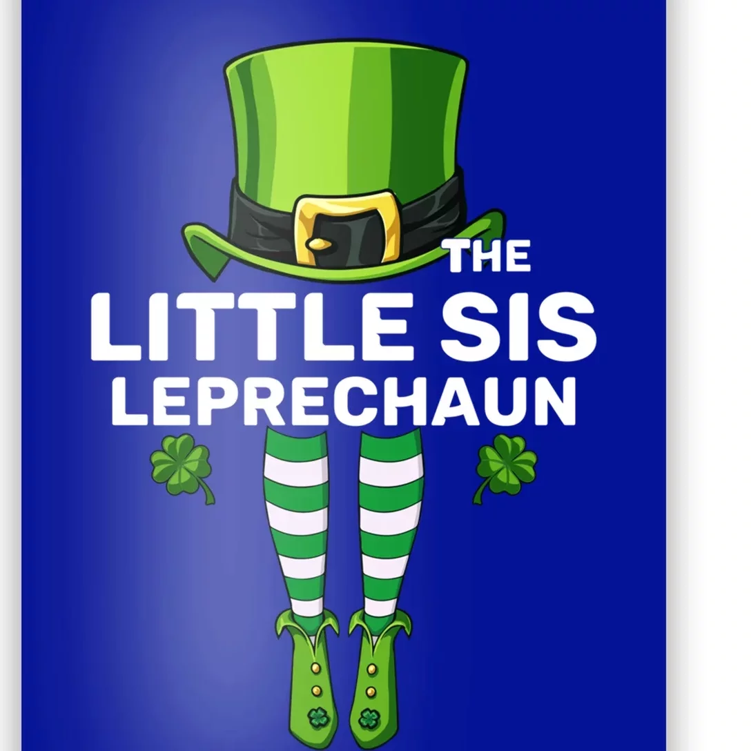 Little Sis Leprechaun Costume Gift Matching Family Gift Poster