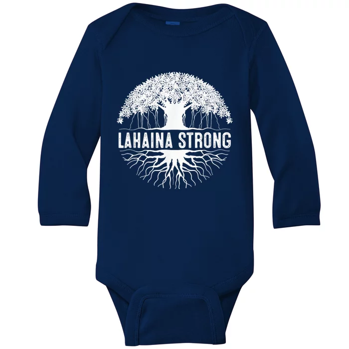 Lahaina Strong Baby Long Sleeve Bodysuit