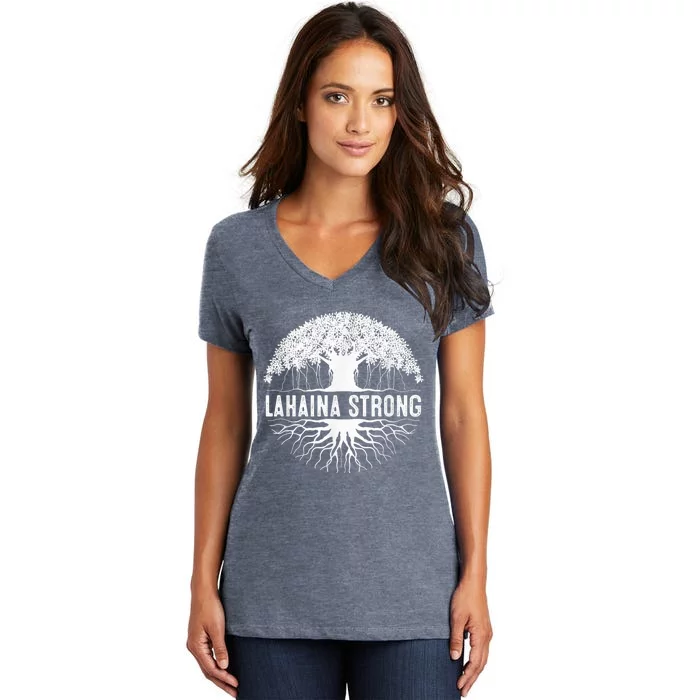 Lahaina Strong Women's V-Neck T-Shirt