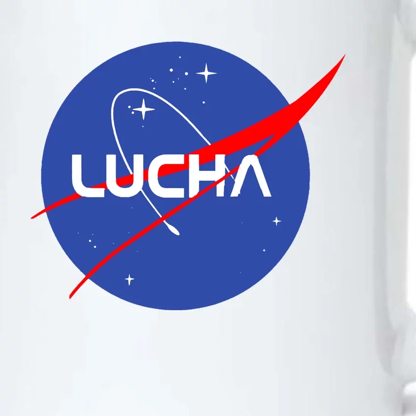 Lucha Space Luchador Wrestler Trending Gift Idea Black Color Changing Mug