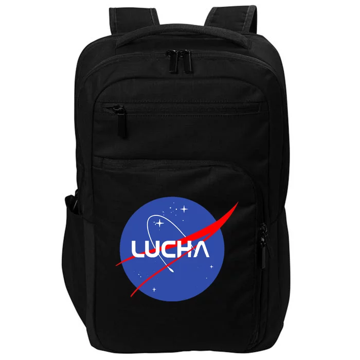 Lucha Space Luchador Wrestler Trending Gift Idea Impact Tech Backpack