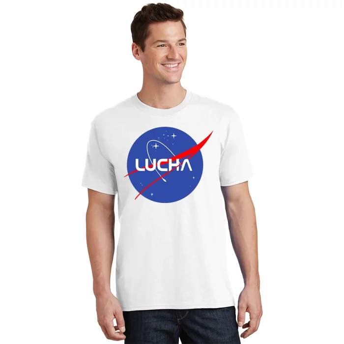 Lucha Space Luchador Wrestler Trending Gift Idea T-Shirt