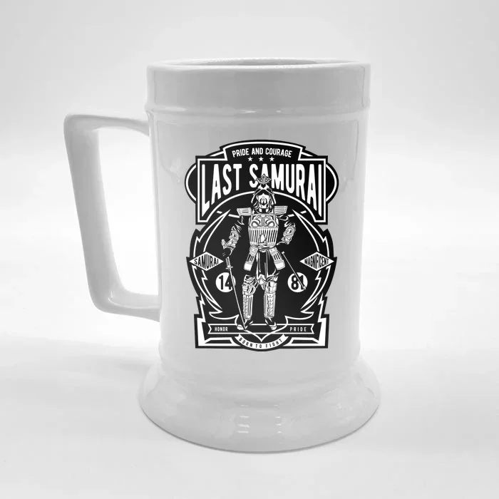 Last Samurai Front & Back Beer Stein