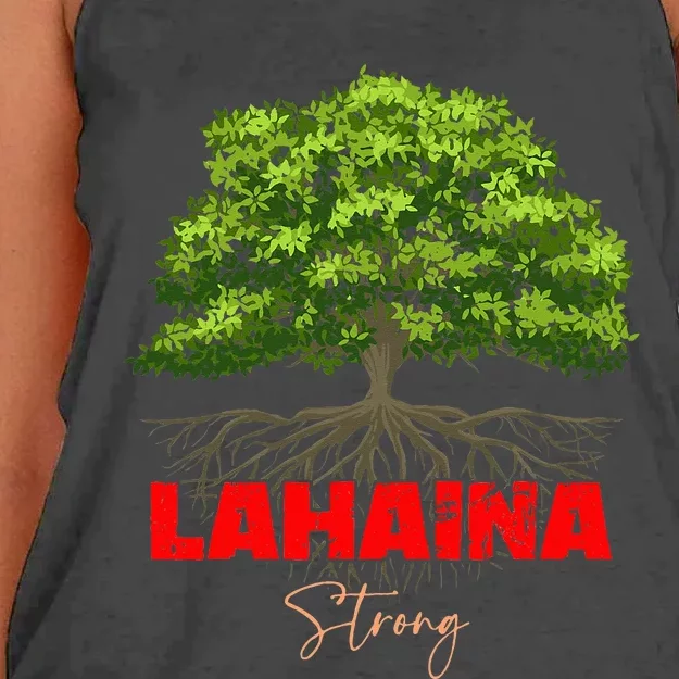 Lahaina Strong Women's Knotted Racerback Tank