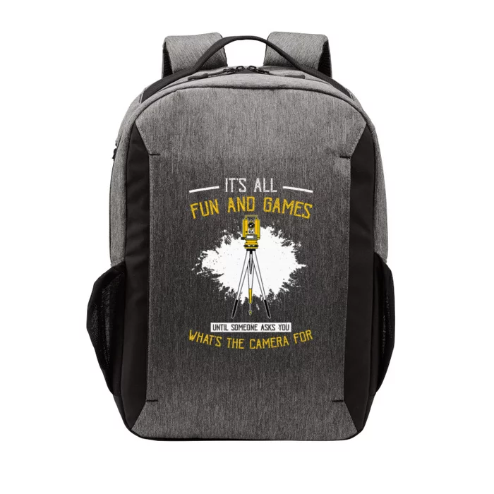 Land Surveying Land Surveyor Vector Backpack