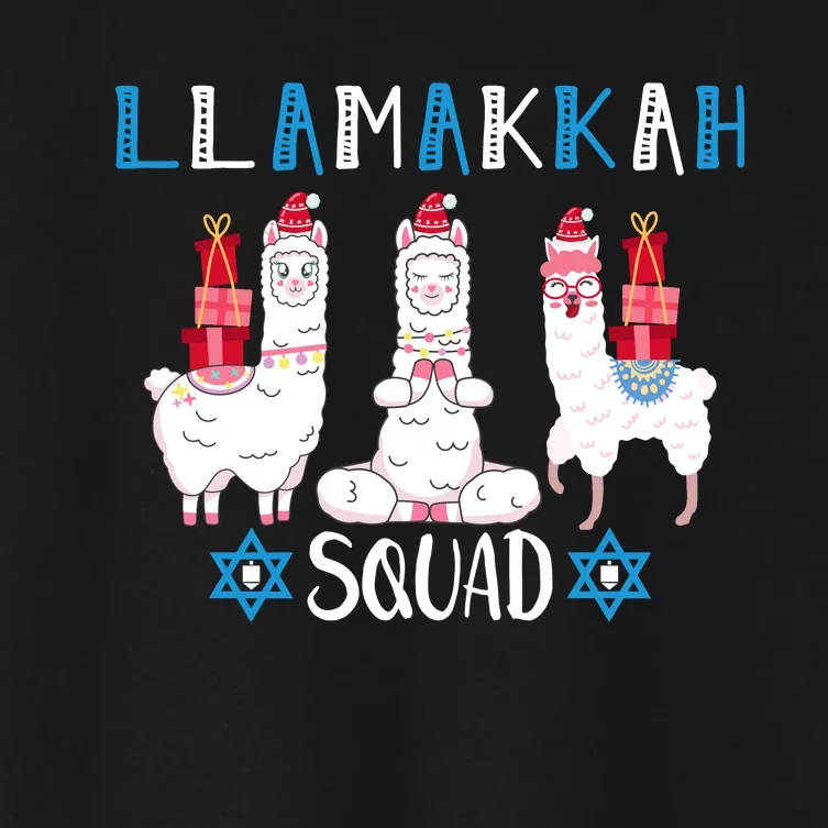 Llamakkah Squad Women's Crop Top Tee