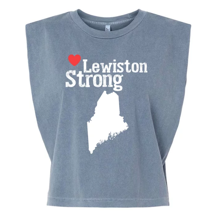 Lewiston Strong Garment-Dyed Women's Muscle Tee