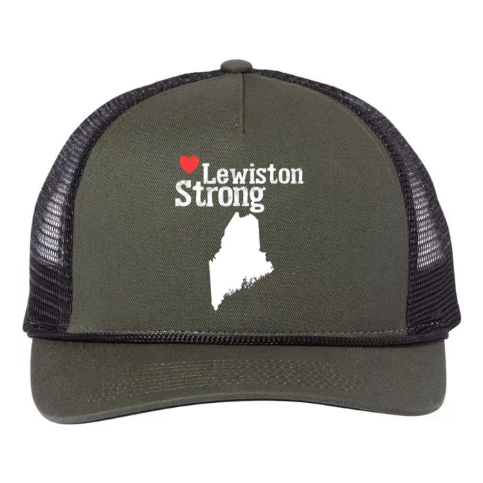 Lewiston Strong Retro Rope Trucker Hat Cap